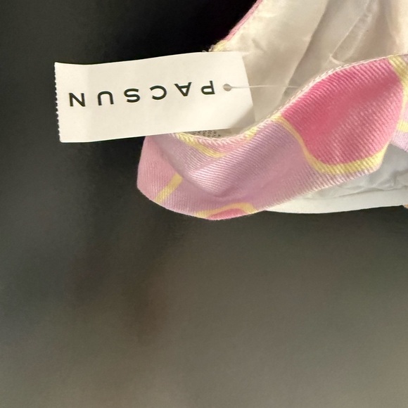 PacSun NWT size 6 bra top (not a bra) Pink and Yellow Patterned FREE w/100 purch - Picture 4 of 10